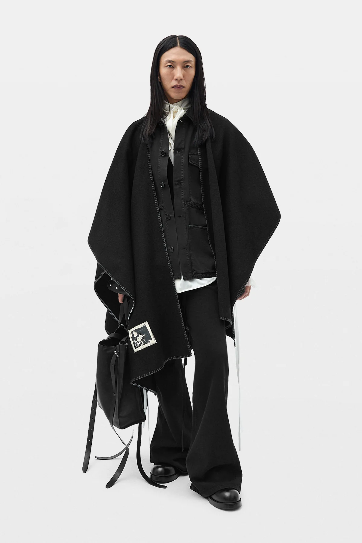Rectangular Cape with Patch - Image 3