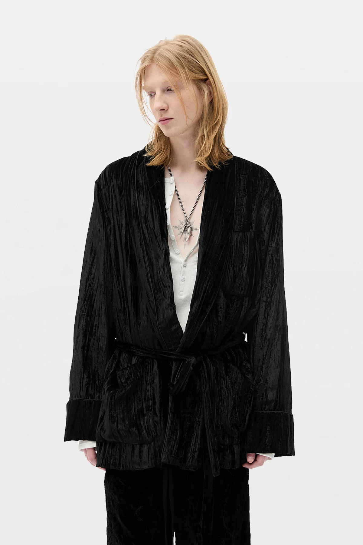 Kamil Fluid Belted Jacket