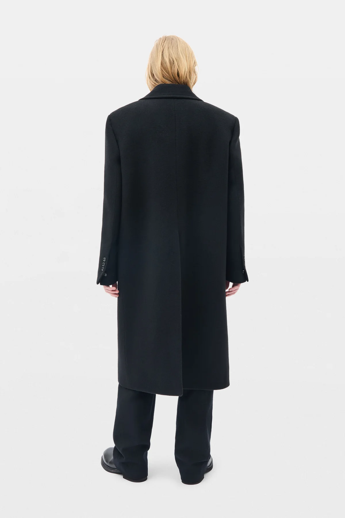 Jake High Comfort Pick Lapel Double Breasted Coat - Image 3