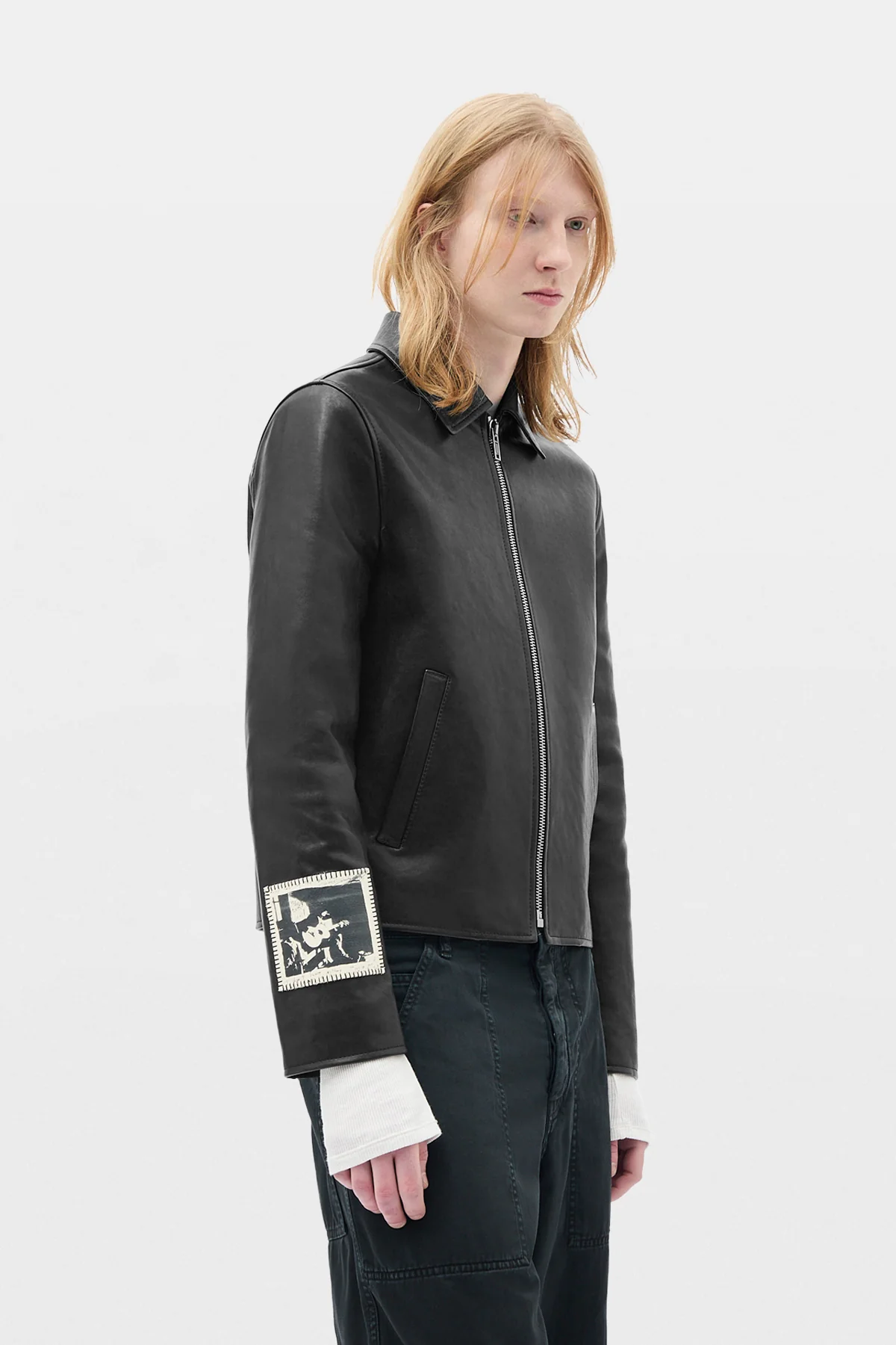 Sandor Shirt Collar Zipped Caban - Image 2