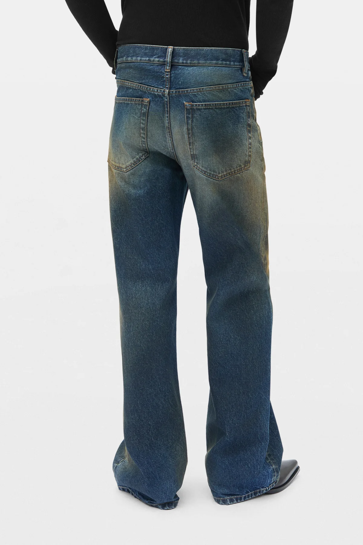 Modest 5 Pockets Relaxed Flared Trousers - Image 3