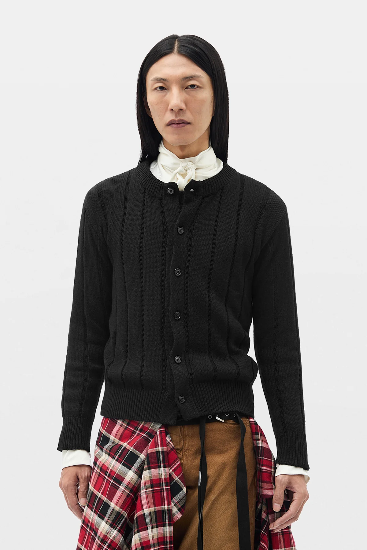 Natel Brushed Rib Cardigan