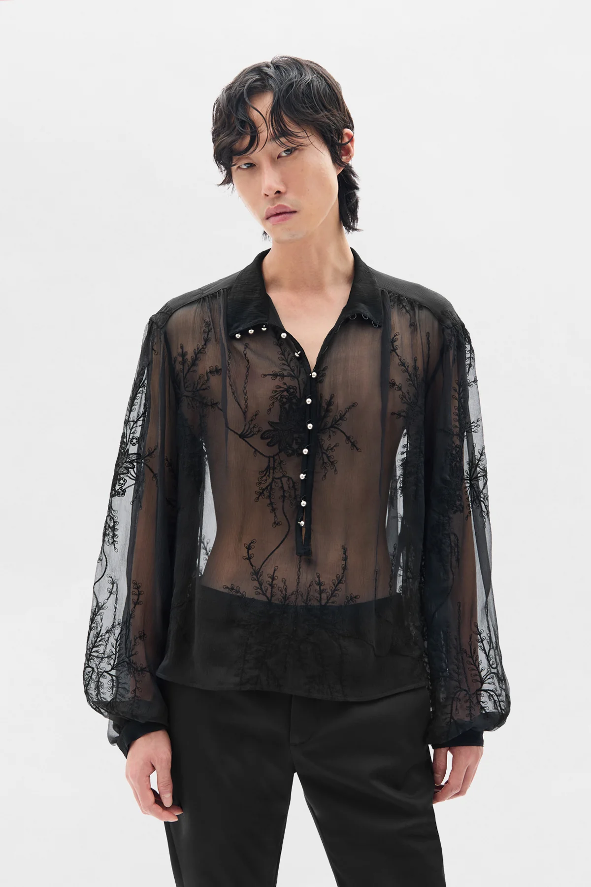 Thorald High Comfort Cropped Serafino Top