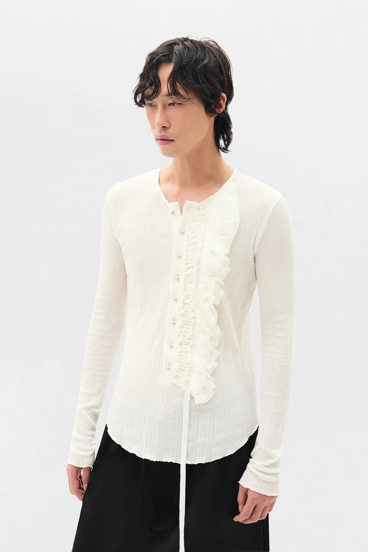 Maris Long Sleeves Serafino Top