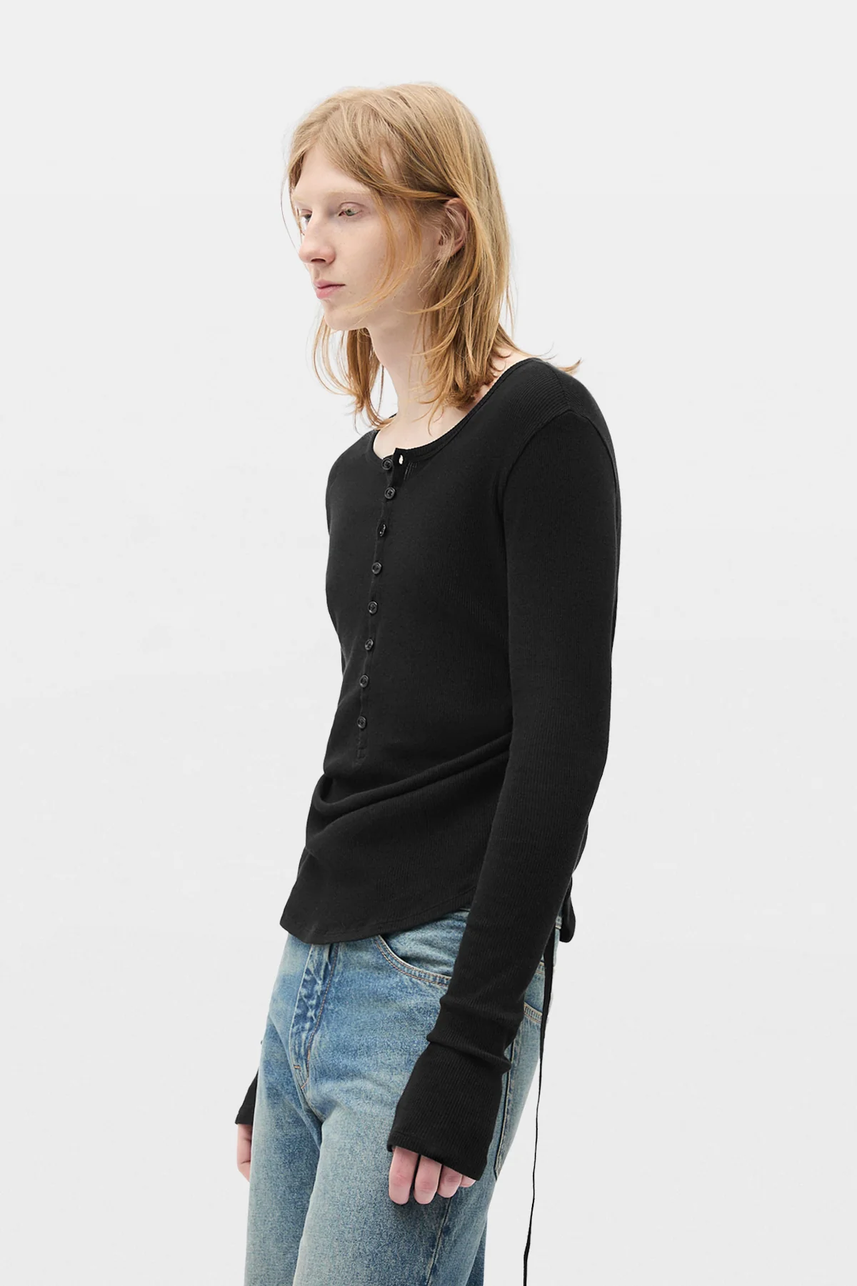 Hamar Wrinkled Serafino Top - Image 2