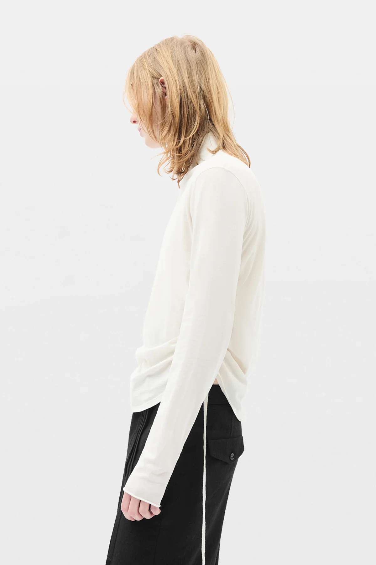 Lenart Wrinkled Mock Collar Top - Image 2