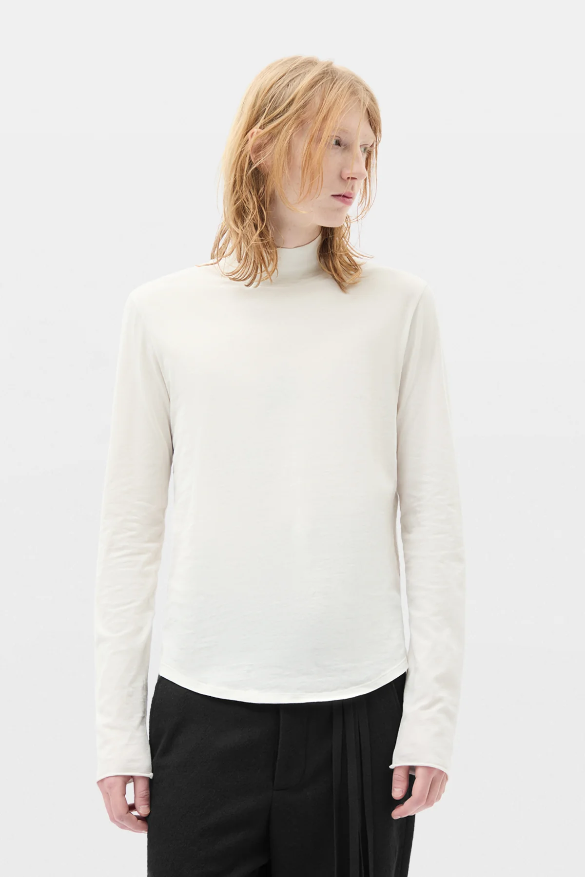 Lenart Wrinkled Mock Collar Top - Image 5