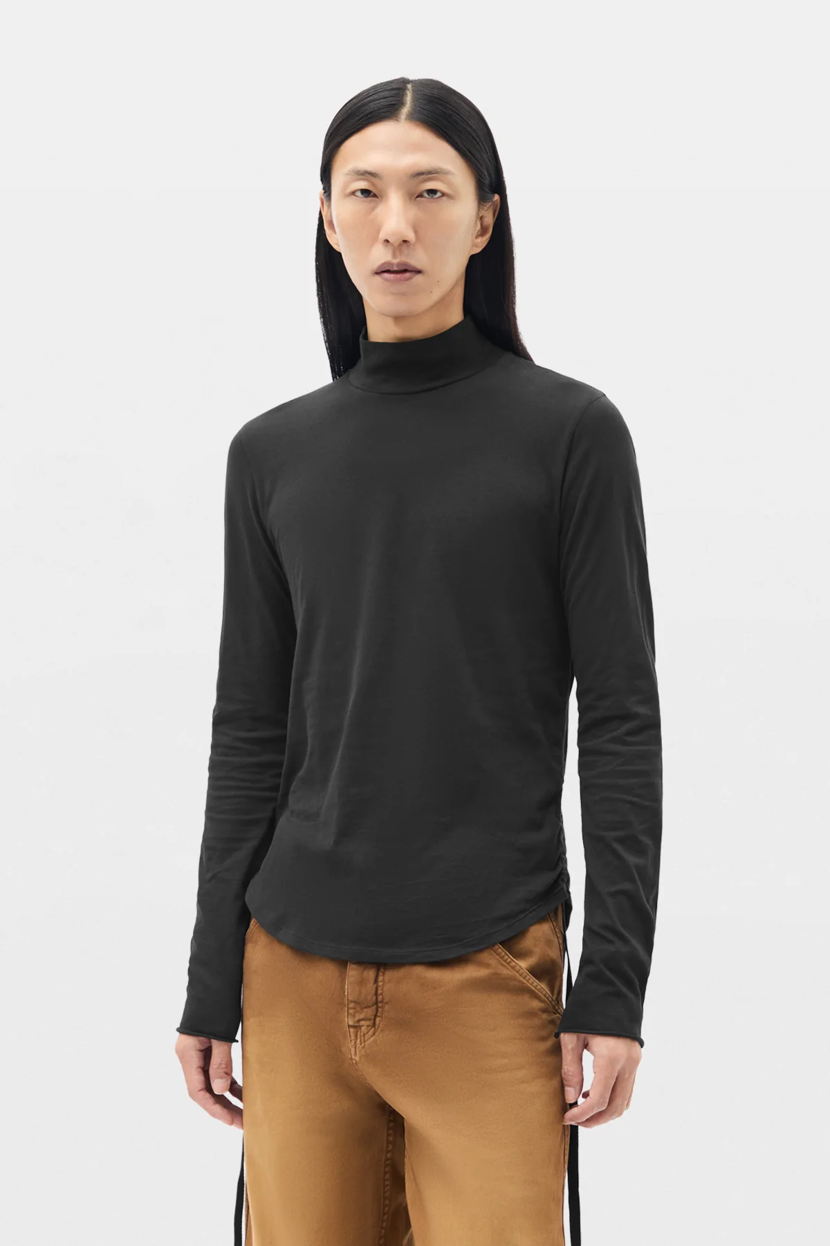 Lenart Wrinkled Mock Collar Top - Image 5