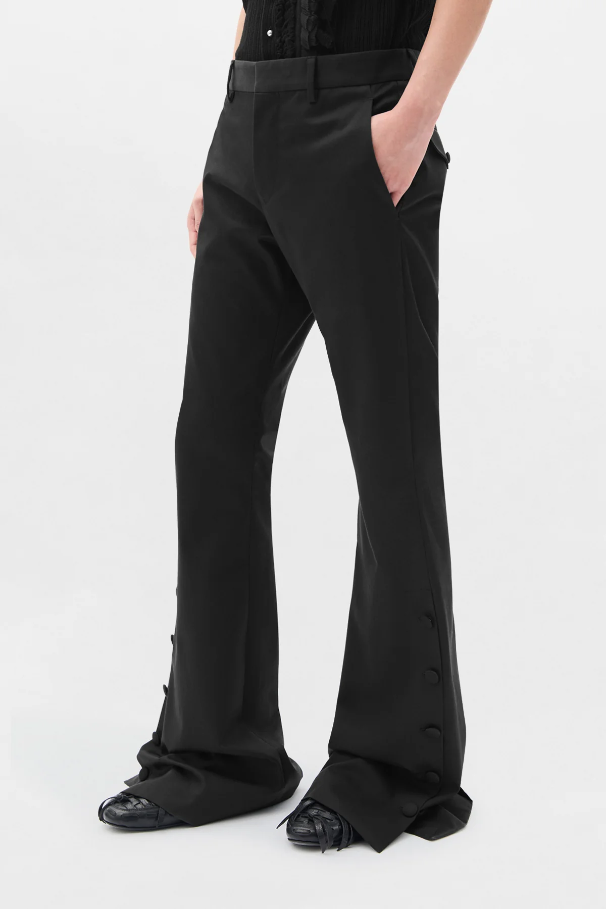 Vald Slim Fit Bootcut Trousers - Image 2