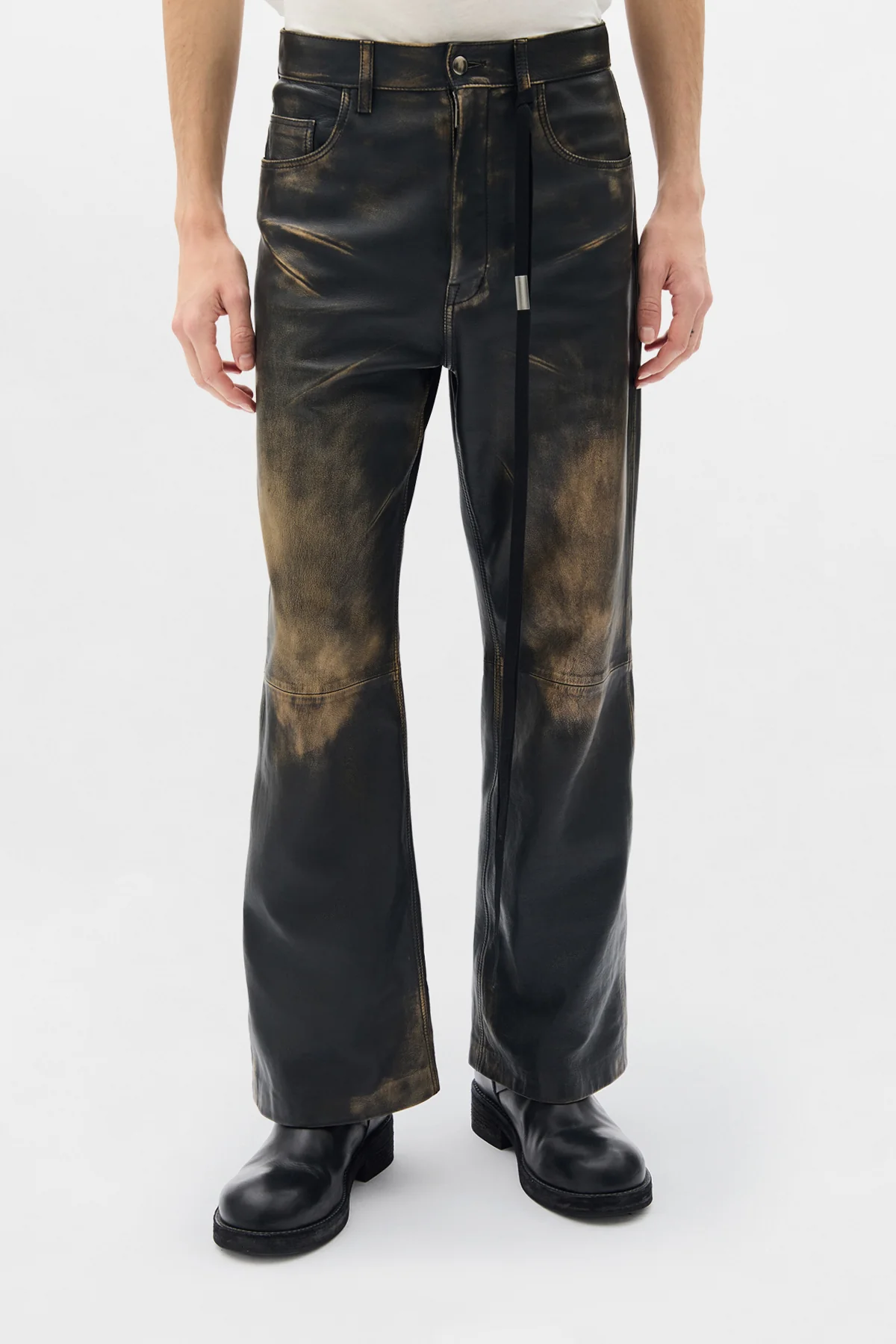 Alarik 5-Pockets Flared Cropped Trousers