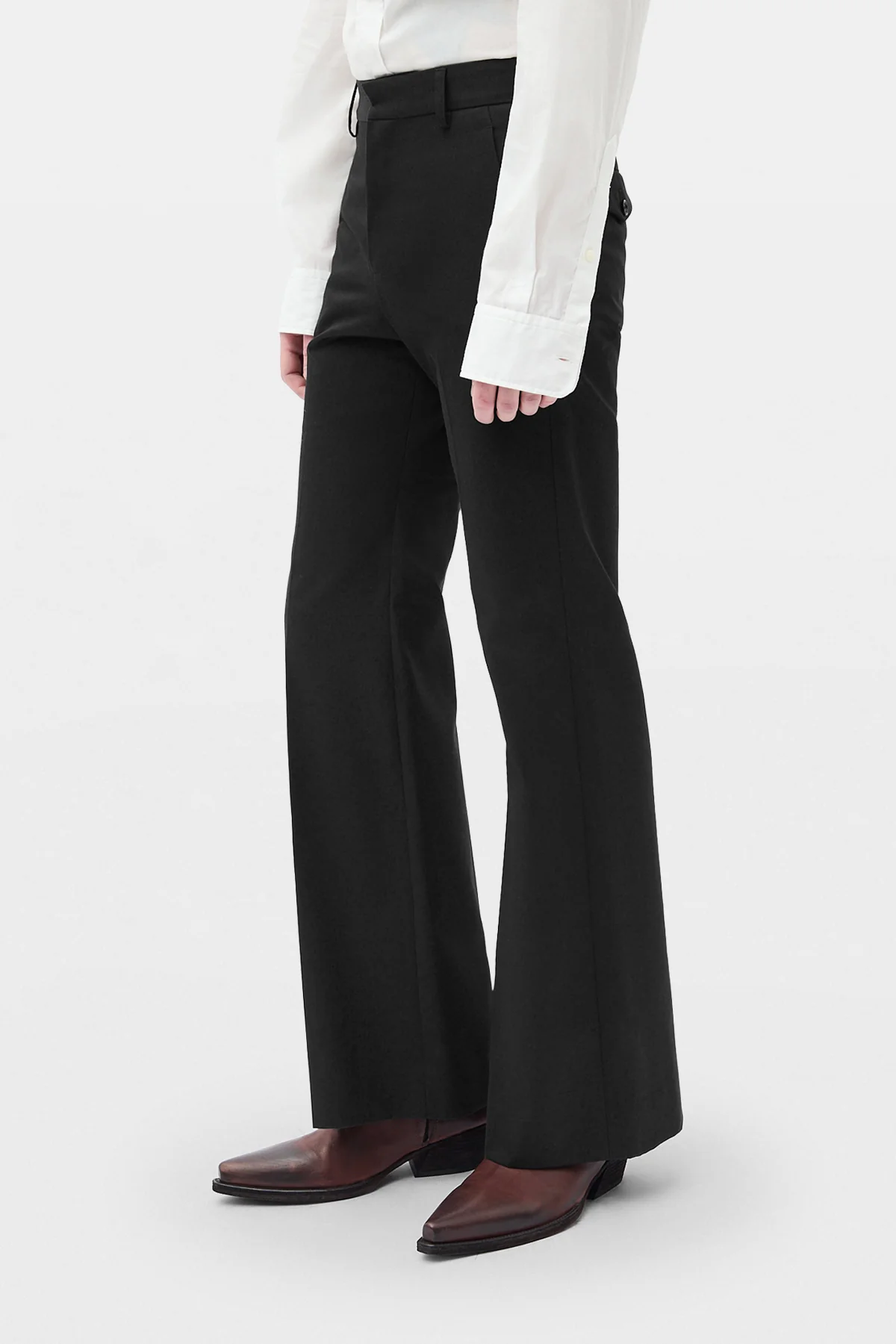 Stefan Flared Cropped Trousers - Image 2