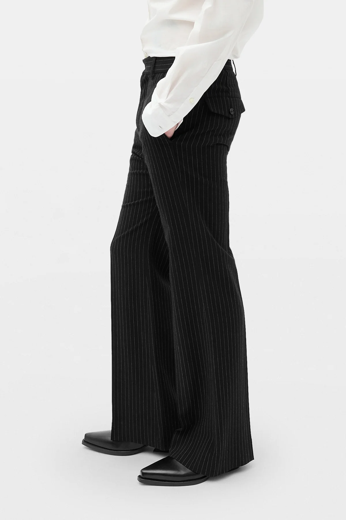 Stefan Flared Cropped Trousers - Image 2