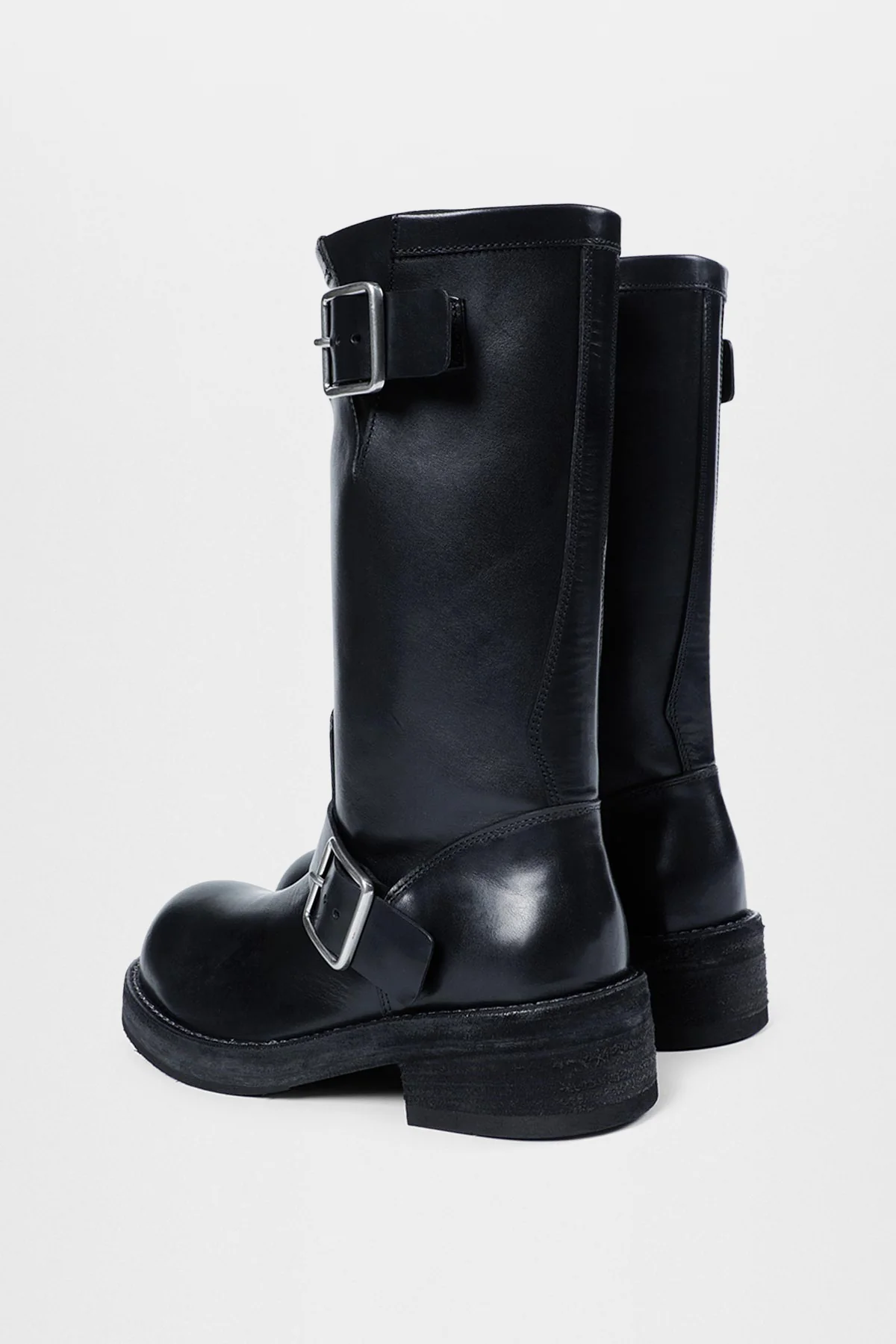 Sarith Engineer Biker Boots with Buckles - Image 3