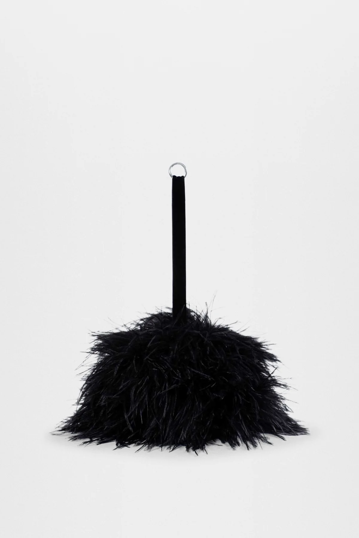 Iza Clutch with Feathers