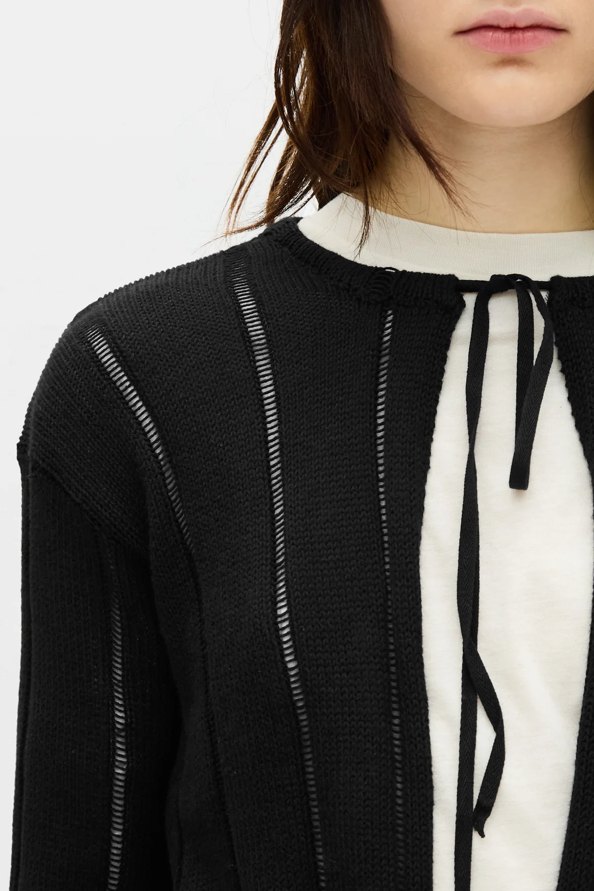 Jacklin Brushed Rib Cropped Cardigan - Image 5