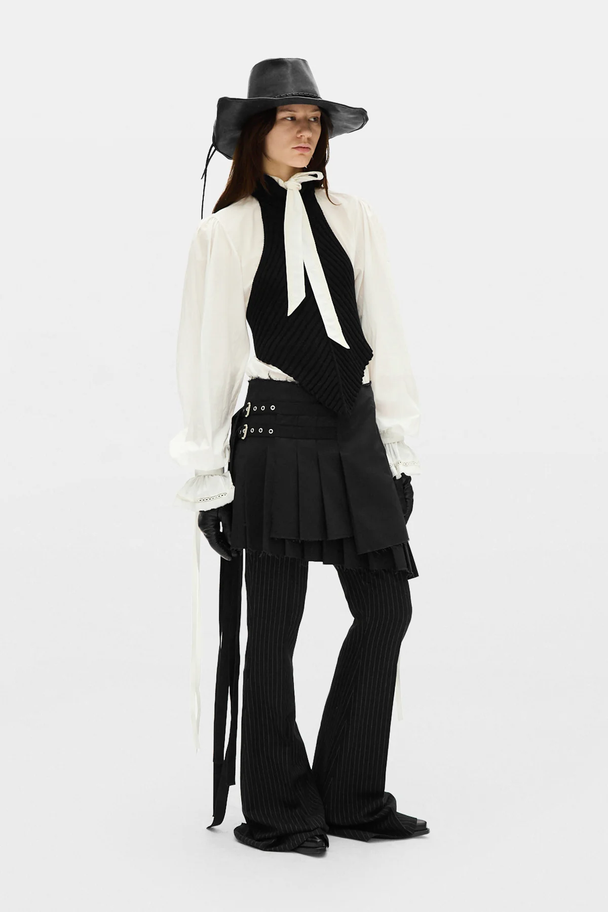 Carina Bow Tie Shirt - Image 4