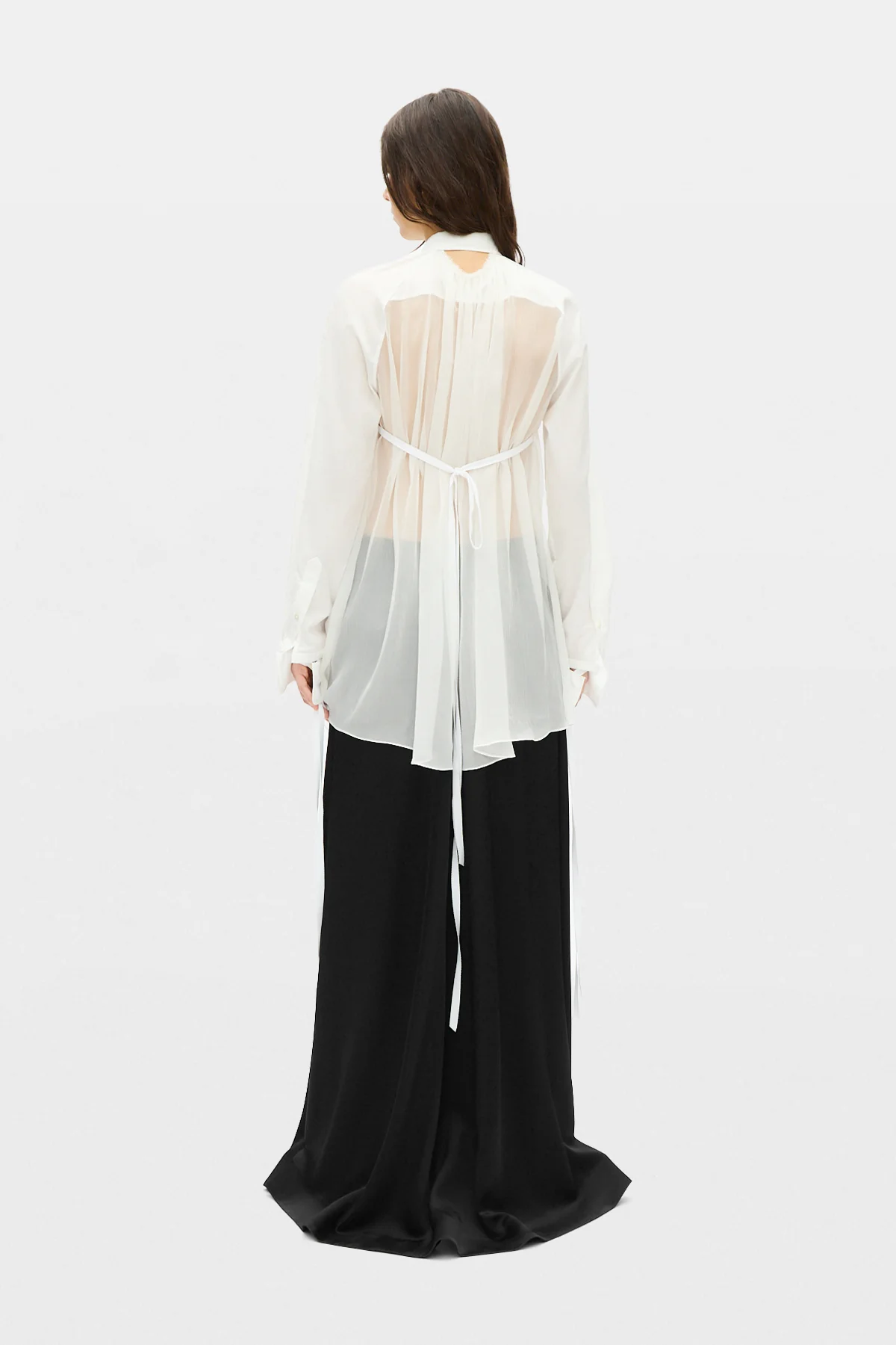Sini Shirt with Silk Crepon Drap - Image 3