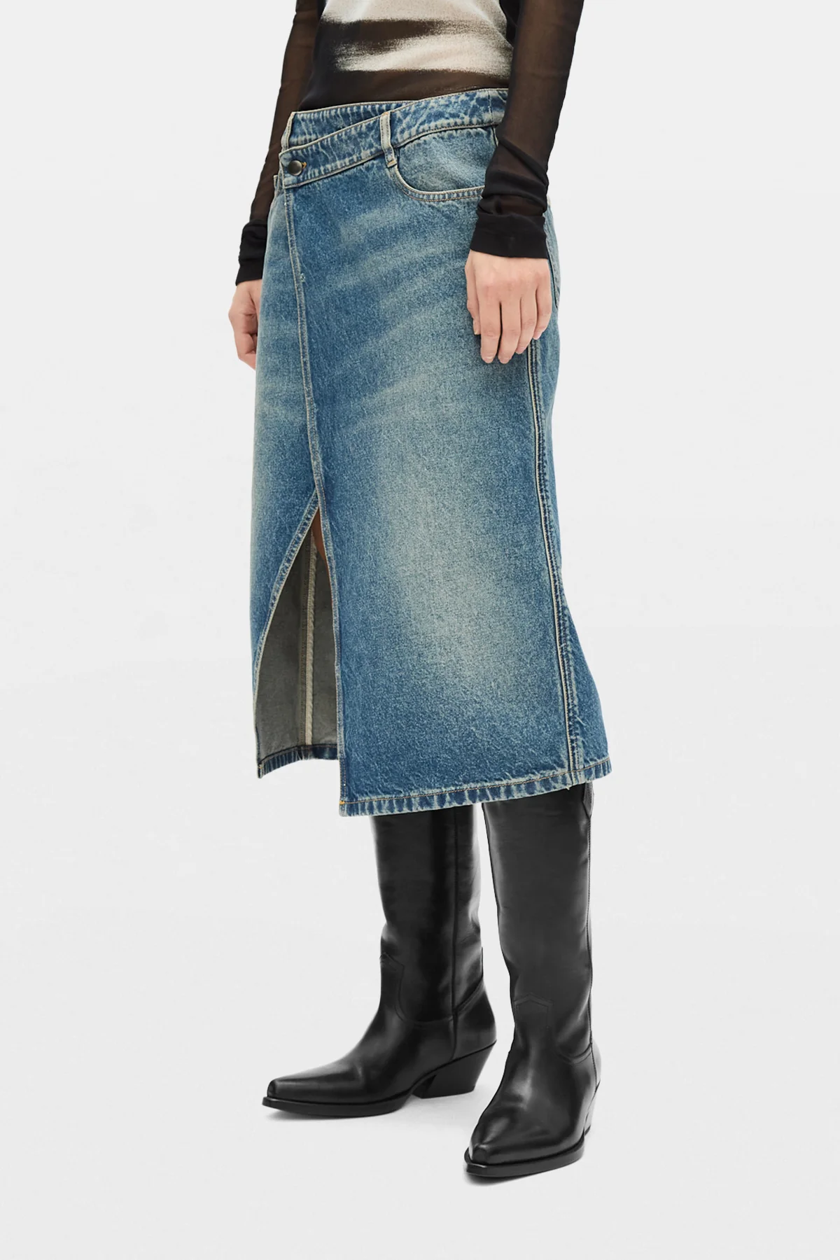 Pauline Midi Wrap Skirt - Image 2