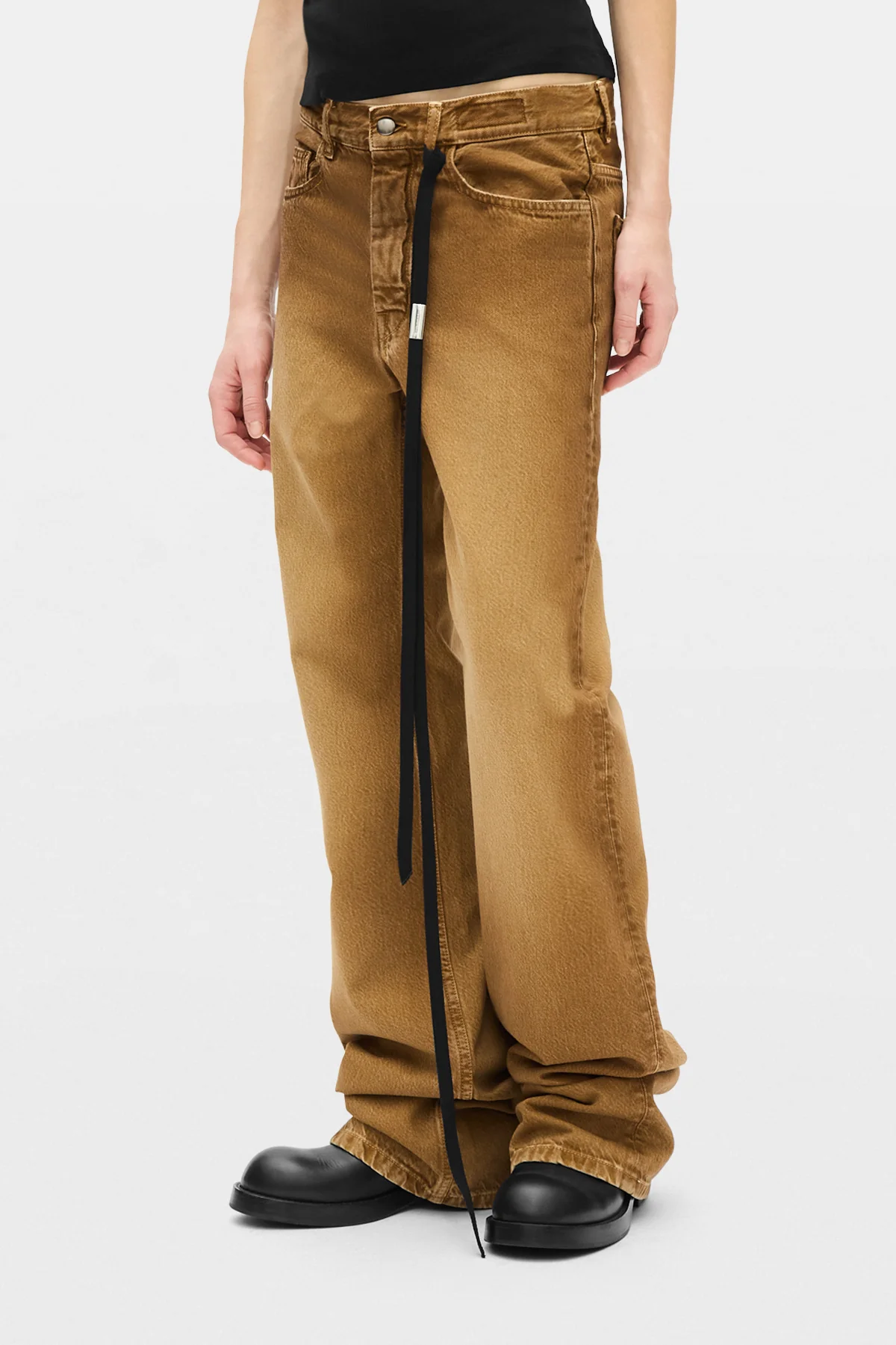 Genoveva 5-Pockets Relaxed Flared Trousers - Image 2