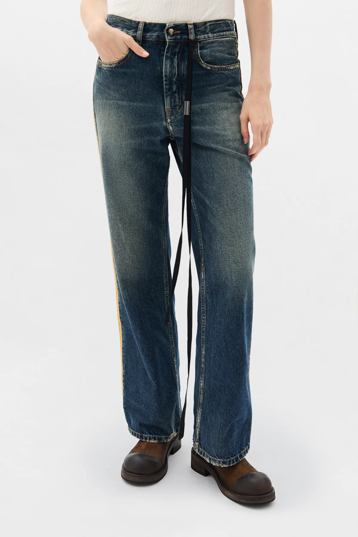 Zana 5-Pockets Flared Cropped Trousers