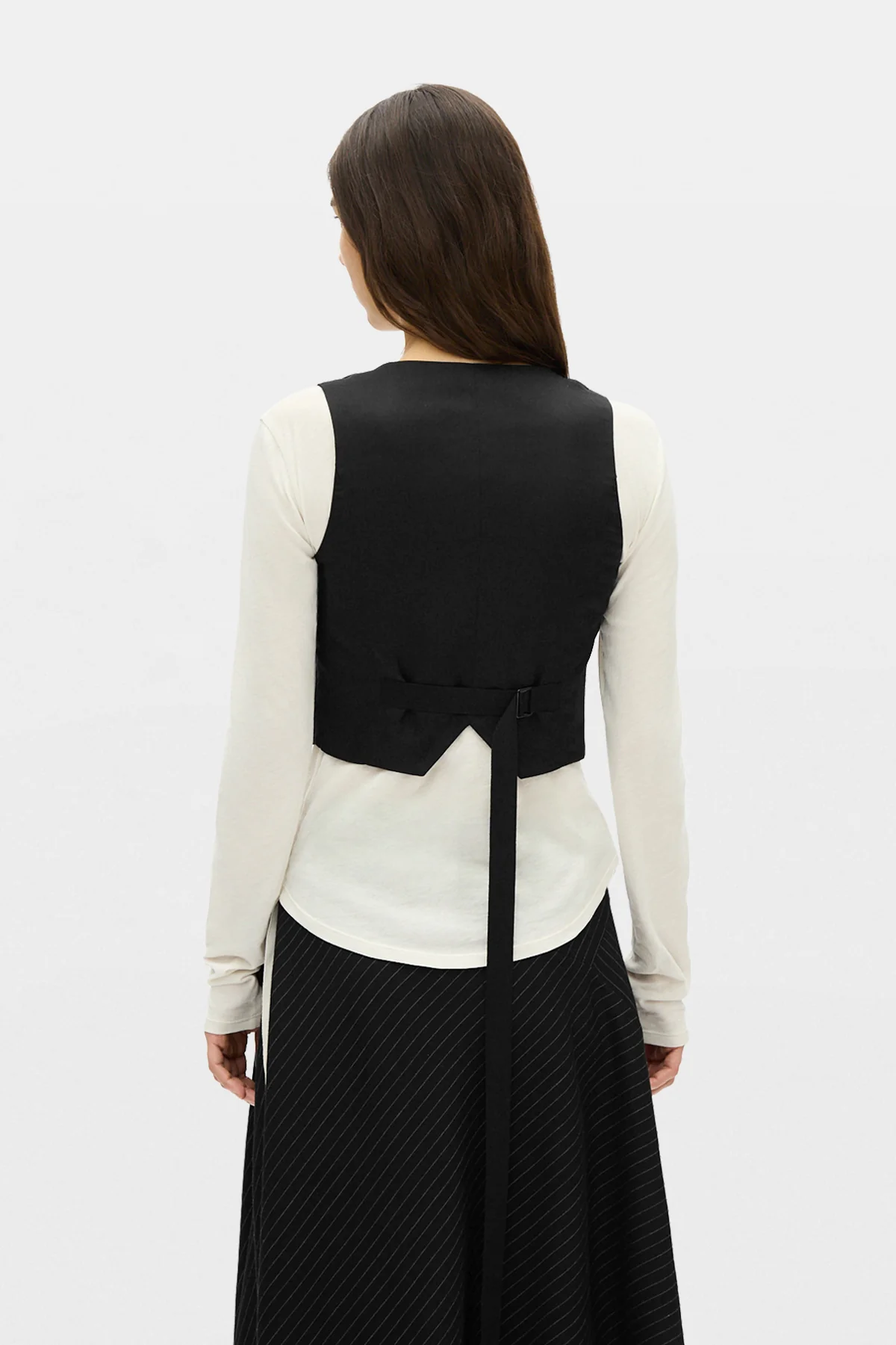 Diana Fitted Micro Waistcoat - Image 3