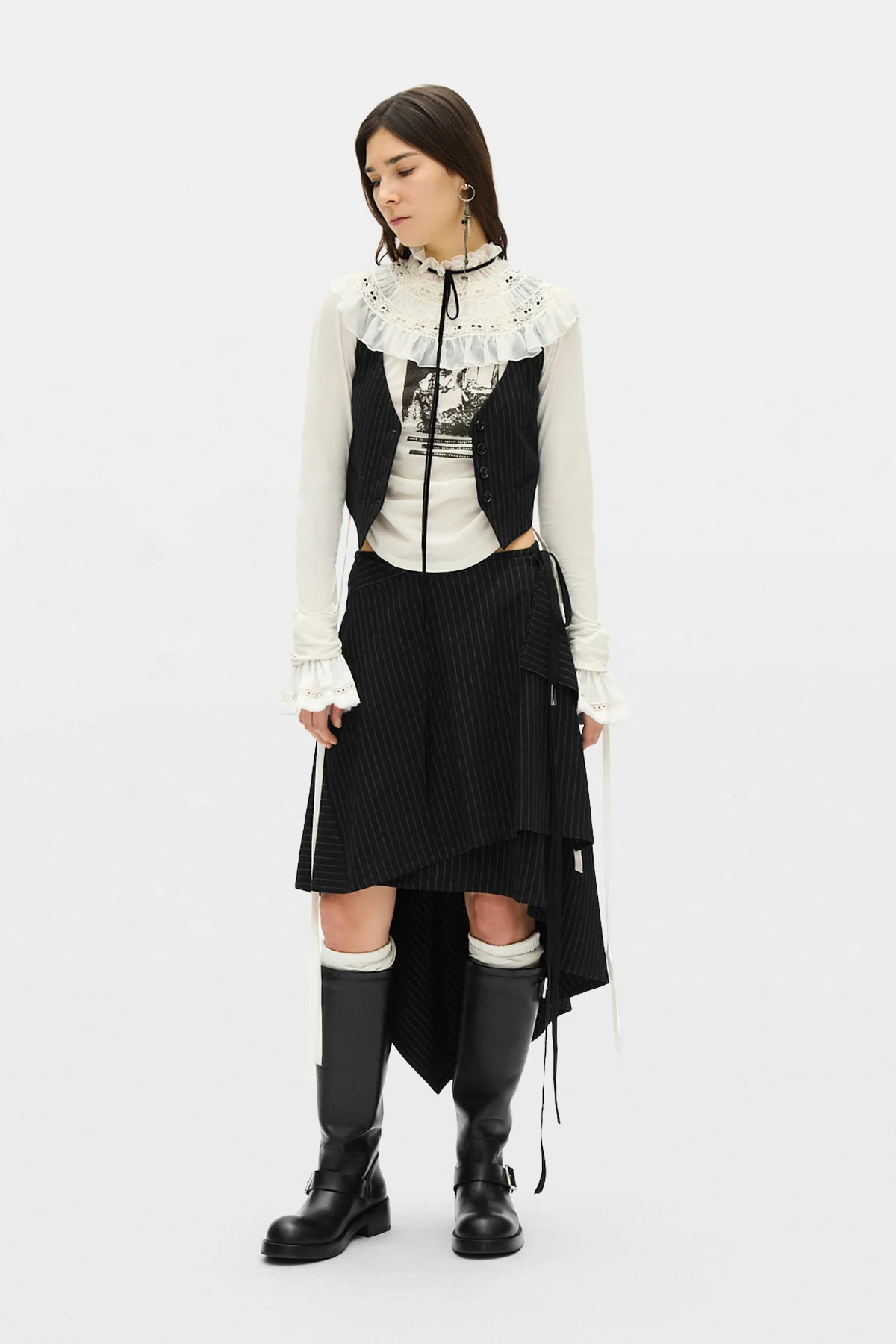 Diana Fitted Micro Waistcoat - Image 4