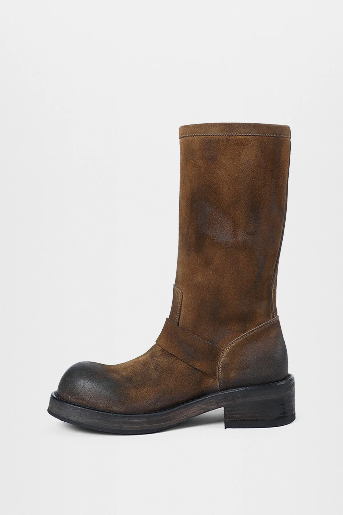 Sarith Engineer Biker Boots with Buckles - Image 7